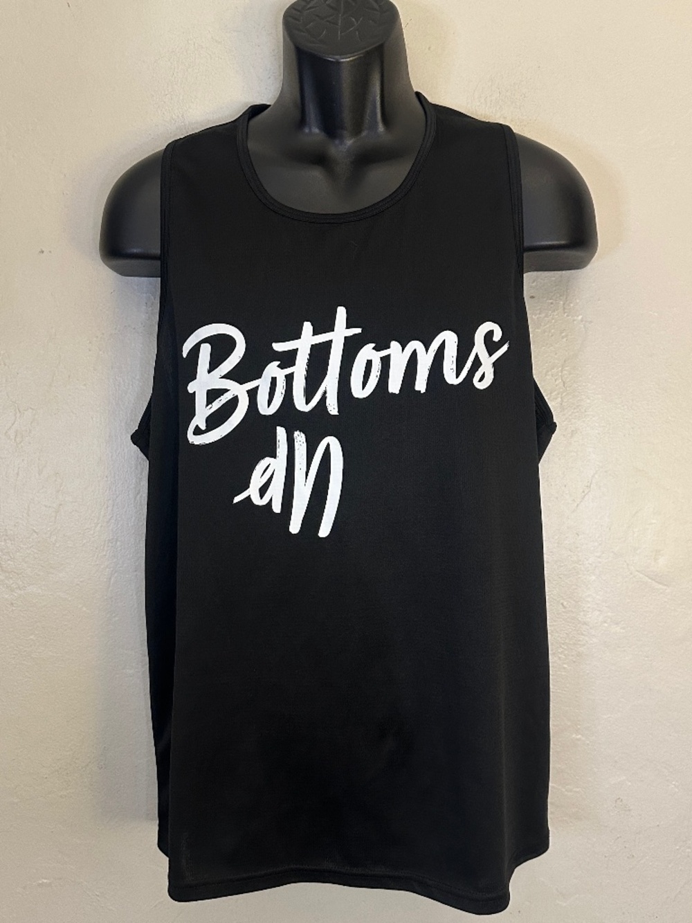 Bottoms Up Tank Top 21.5" armpit to armpit Gently worn Poly blend No size